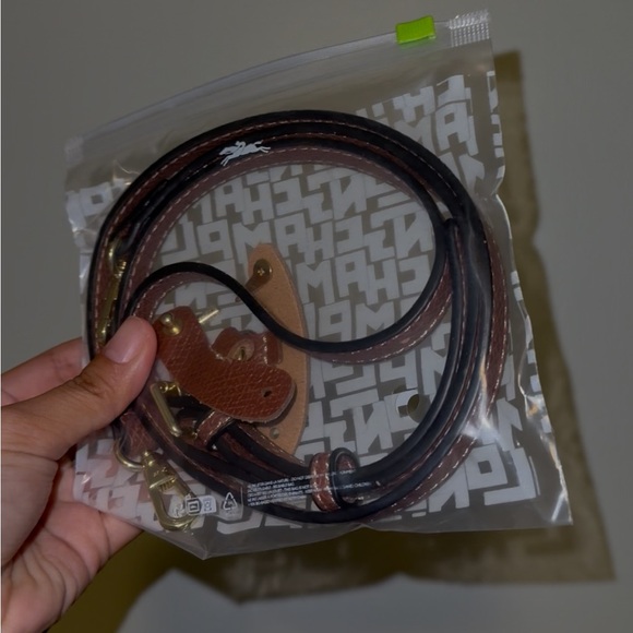 Longchamp Mini Bag in Cream and Brown - Picture 4 of 4